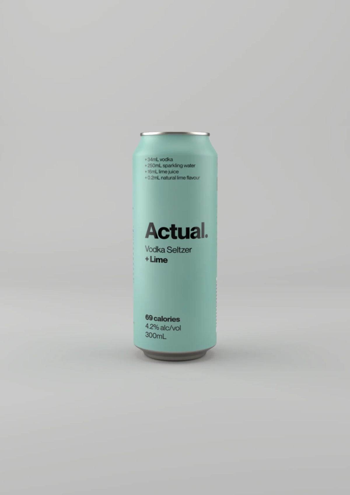Actual Seltzer — The can, up close, image 3
