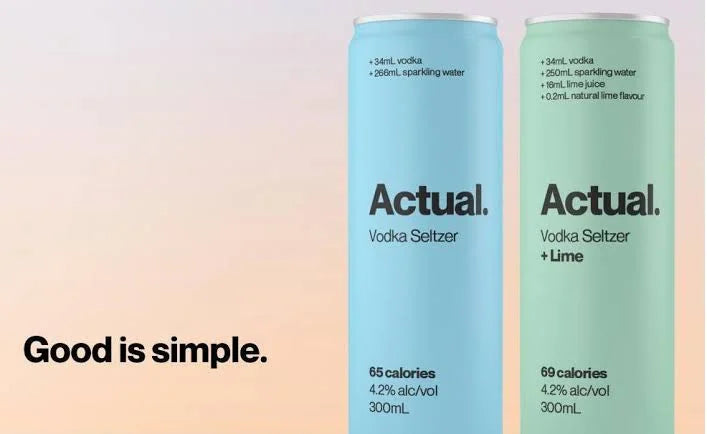 Actual Seltzer — The can, up close, image 5