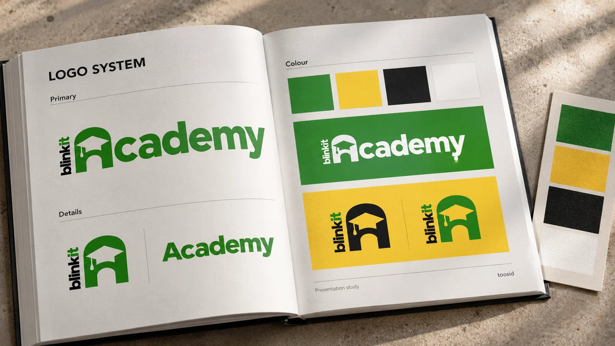 BLINKIT ACADEMY — Logo + Design Language, portfolio image 3