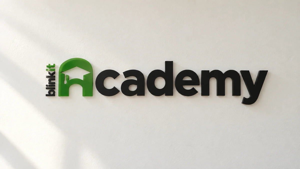 BLINKIT ACADEMY — Logo + Design Language, portfolio image 7