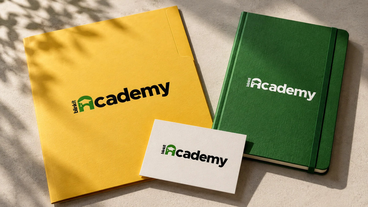 BLINKIT ACADEMY — Logo + Design Language, portfolio image 9