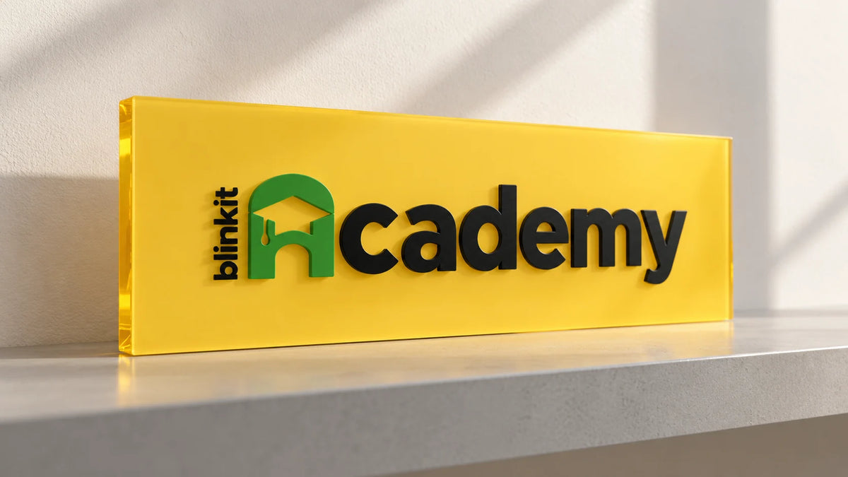 BLINKIT ACADEMY — Logo + Design Language, portfolio image 12