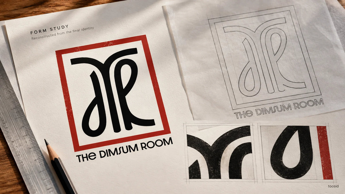 THE DIMSUM ROOM — Logo + Design System, portfolio image 2
