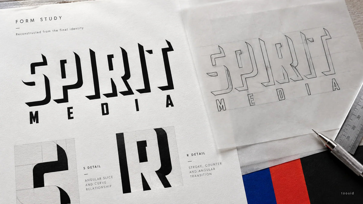 SPIRIT MEDIA — Logo + Design System, portfolio image 2