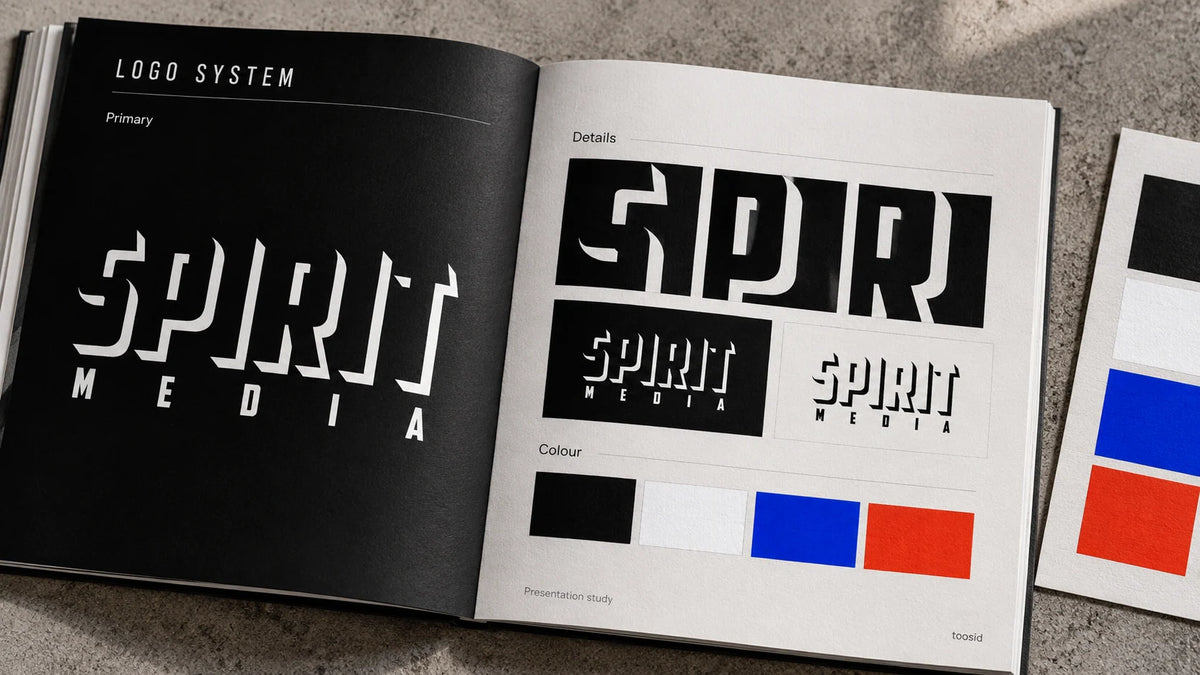 SPIRIT MEDIA — Logo + Design System, portfolio image 3
